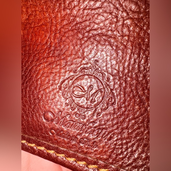 Vintage Manufactus Rome (Manufacius) Italian Leather Messenger Crossbody Bag - Picture 15 of 16